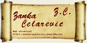Žanka Čelarević vizit kartica